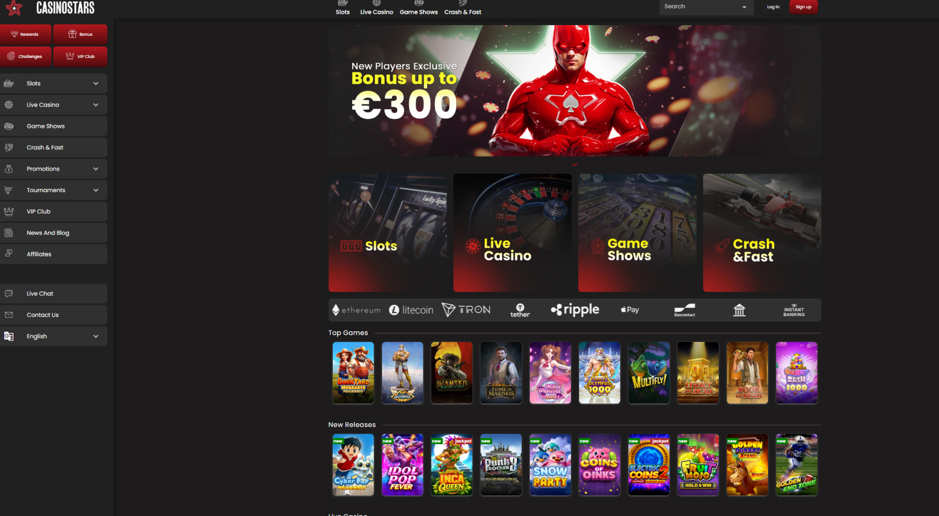 5. CasinoStar- Scelta del casinò mobile Cashlib